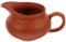 Red Ceramic Milk Jug Small Pitcher with Unique Spout for Smooth Pouring, Ideal for Coffee, Gravy, Juice, and Sauce in Home, Restaurants, and Parties