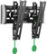 ONKRON Soporte TV Pared de 17 a 43 Pulgadas - Soporte TV Inclinable con Peso de hasta 36,4 kg - Brazo para Television Pared en Color Negro con MAX VESA 200x200 mm/Brazo Television Universal TM4-B