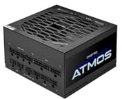 Chieftec Netzteil 850 Watt ATX** ATMOS Series PC-/Server Eingangsspannung: Wechselstrom 100-240 V Anschlüsse: 1x 16 PIN PCIe Gen5 2x 20+4 ATX 8 EPS 4+4 8 6+2 9x SATA 4x MOLEX