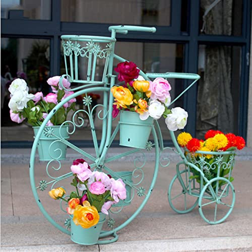 UNbit Tricycle Plant Stand,Flower Pot Cart Holder, Ideal for Home,Creative European Style Bicycle Flower Stand,for Garden, Patio - Great Gift for Plant Lovers, Housewarming
