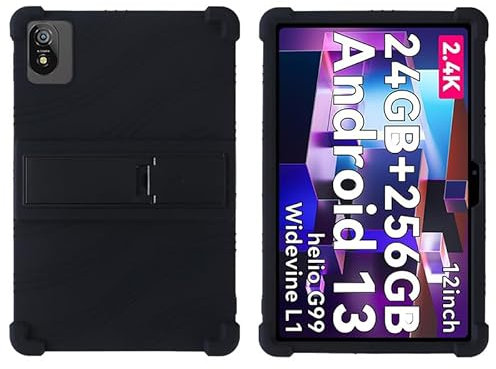 YGoal Funda para Blackview Tab 18 - Cubierta Protectora a Prueba de choques Suaves para niños de Peso liviano Silicona Case Cover para Blackview Tab 18 12 Pulgada, Negro