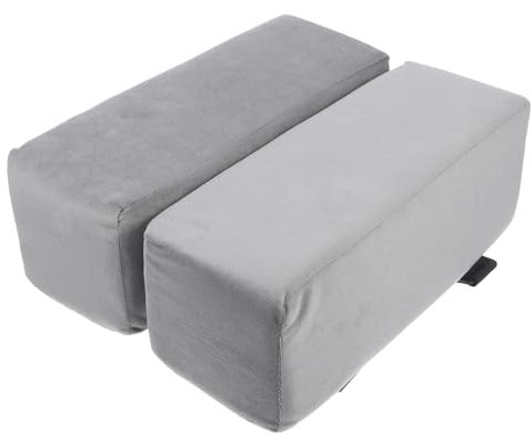 Operitacx Bürostuhl-Armlehnen-Ersatz 10 cm Hohe Armlehnenpolster für Game-Stuhl Weiche Armlehnenkissen aus Memory-Schaum Zur Ellenbogenpolsterung Druckentlastung