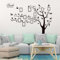 astylishome Wall Stickers & Murals Tree Leaves Decals Bathroom Wallpaper Waterproof Bedroom Living Room Sofa TV Background Walls Décor Black and White Wallpaper 0807