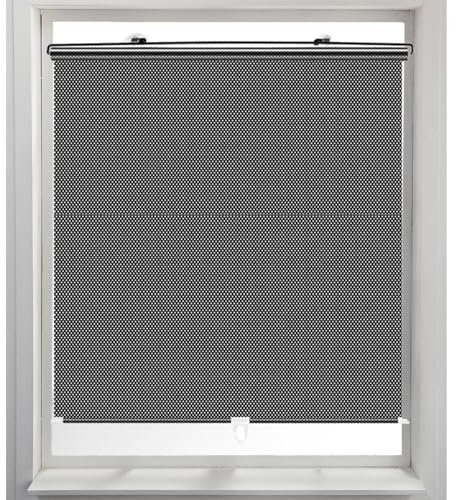 Cortina parasol para ventana, persiana enrollable para ventana de coche, cortina retráctil para protección solar para rayos UV y protección contra el calor, parasol para ventana de coche para calor y