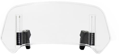 POIBNZ Motorrad Windabweiser Windschild für Honda Africa Twin CRF1000L CRF1100L CRF 1100L L4 Sports DCT, Einstellbare Höhe Windschutzscheiben Verlängerung Spoiler, Motorrad Luftabweiser