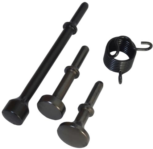 Brocas neumáticas para martillo neumático, martillo trituradora de pernos, trituradora de pernos de cabeza de cincel, juego de puntas neumáticas lisas, versátiles para guardabarros, capó