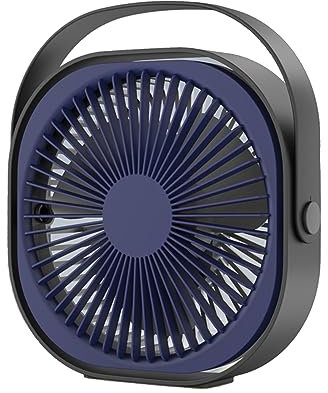 LEIDJGUN Ventilador Escritorio Pequeño 6 Pulgadas Ventilador Refrigeración Escritorio 3 Velocidades Pequeño Ventilador Silencioso Giratorio 360 ​​° Alimentado por USB