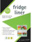 AMK® Fridge Drawer Shelf Liners Mats Pack of 4 Keeps Fruit Veg Salad Fresh for Longer Shelves Drawers Cut To Size Moisture Absorbing Air Circulation Non Slip Kitchen Organisation Accessory Set