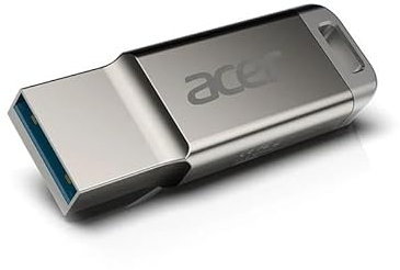 Clé USB 128 Go 3.2 Argent, Haute Vitesse de Transfert, Format Compact, idéal pour Le Stockage et Le Transport de données.