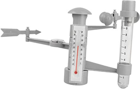HEALSOPTHY Multifunktionale Wetterstation Spielzeug Junge Mädchen DIY Wissenschaftliches Experiment Lernset Junge Mädchen Bildungs-wettermessstation Tragbares Schul-Experiment Spielzeug