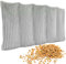 Amilian Körnerkissen 55x20 cm mit 100% Kirschkernen – Wärmekissen & Kältekissen für Mikrowelle, Backofen & Gefrierfach – ideal für Rücken, Schulter, Bauch & Nacken - Nachtnebel