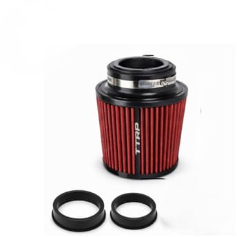 TTRP Racing Universal Car Air Filter, High Power Sports Mesh Cone Air Intake Filter for Car Automobile Racing, 3/3.5/4