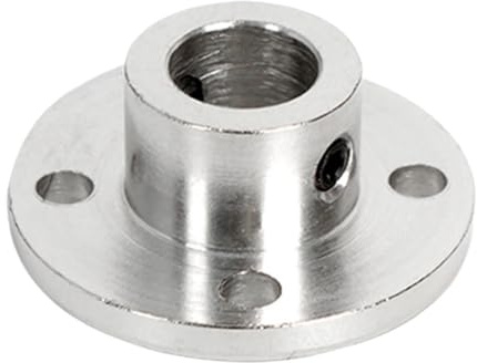 GOHAPY Placa frontal for torno de madera resistente y duradera, acoplador eje guía motor, placa acero 3 mm a 12, 1 pieza(8mm)