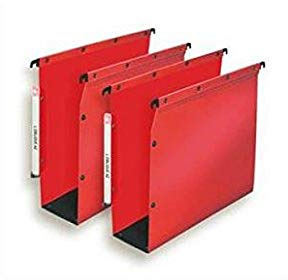 ELBA PP Ultimate Hängemappen für Schrank Boden: 80 mm A4 rot