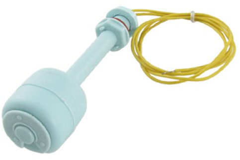 sourcing map Piscine Eau Niveau Capteur Vertical Flotteur Interrupteur Bleu