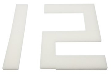 LTWHOME Compatible with Foam Filter Pads Fit For Fluval U3 Aquarium Filter(Pack of 12)