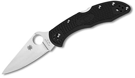 Spyderco C11FPBK Taschenmesser Delica Light Black FRN, Schwarz, M