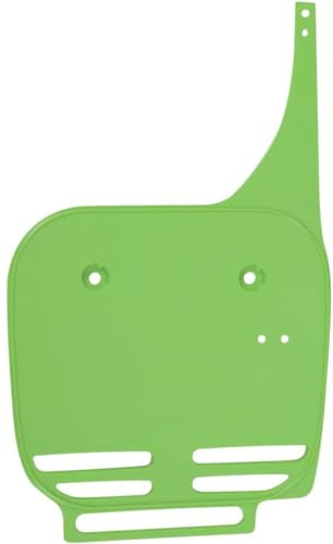 UFO PLAST Nummernschildhalter vorne grün Kawasaki KX 60 1984-2004
