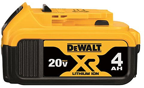 DeWALT DCB204 Lithium-Ionen-Akku, 4000 mAh, 20 V, wiederaufladbar (4000 mAh, Lithium-Ionen (Li-Ion), 20 V, Schwarz, Gelb, 1 Stück