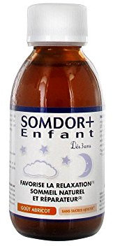 GRANIONS KID BIO - SIROP SOMMEIL ENFANT - Fabriqué en France - Certifié BIO - Goût Abricot - Formule naturelle à base de sirop d'agave - Dès 3 ans - Flacon 125 ml