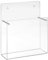 Acrylglas Wandprospekthalter DIN A6 Hochformat Transparent / Klar / Durchsichtig / Farblos