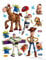 AG Design Wand Sticker DK 1771 Disney Toy Story, 65 x 85 cm