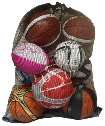Lusum 10 Ball Mesh Ball Bag