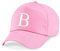 4sold Niños Escuela Bordado Gorra Niños Hat Alphabet A - Z Verde Rosa Claro (B)