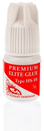 Eyelash Glue Premium Elite hs-10/for Capacity Pockets 3D 15D Women's Secret 3g