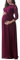 Loalirando Robe de Grossesse Maxi-Longue en Dentelle à Manches Longues, Robe de Maternité Dentelle Photo Mariage Cérémonie, Bordeaux, XL