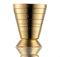 Spirit Measure Gobelet à cocktail en acier inoxydable avec trois échelles Finition cuivre 75 ml doré