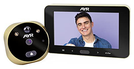 Mirilla Digital 759-HD. Gran Pantalla de 4,5. Calidad de Imagen 1080 (Full HD).