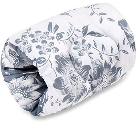 Bellochi Klein Stillkissen Stillmuff - für Unterwegs - 100% Baumwolle - Praktisches, Komfortables Arm Kissen - ÖKO-TEX Zertifiziert - 24 x 18 cm - Magnolia