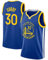 ZeYuKeJi Männer Jersey-NBA Jersey New Warriors Krieger # 30 Curry Mesh-Basketball Jersey Retro Gedenk Basketball Sleeveless T-Shirt (Color : Blue, Size : L)
