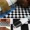 Livelynine 40CM X 10M Dalle PVC Adhesive Sol Carrelage Adhesif Mural Cuisine Papier Peint Épaissir Noir et Blanc Imperméable Amovible Vinyle Stickers Cuisine Salle de Bain Chambre Sol Murale Credence