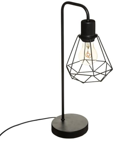 Atmosphera - Lampe Flave - métal filaire - noir H46 cm