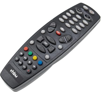vhbw Fernbedienung kompatibel mit Dreambox DM800HD, DM800HD SE Heimkino-Anlage, Fernseher, Hi-Fi-System - Multifunktionsfernbedienung