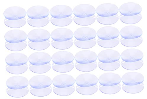 NUOBESTY 24st Saugnapf Klarer Abstandshalter Für Glastisch Stoßfänger Aus Glas Tischabstandshalter Aus Glas Doppelseitige Saugnäpfe Beidseitige Absaugung Schreibtisch Anschließen Kieselgel