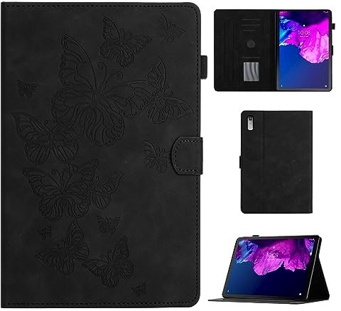 CASAFUNY Coque pour Lenovo Tab P11 2nd Gen 11.5 Pouces 2022 TB350FU/TB350XU Étui de Protection Case Tablette Housse Smart Cover avec Réveil/Veille Auto pour Lenovo Tab P11 Gen 2, Noir