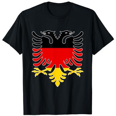 Albanische Flagge Shqip Shqiponja Albanischer Adler Albanien T-Shirt