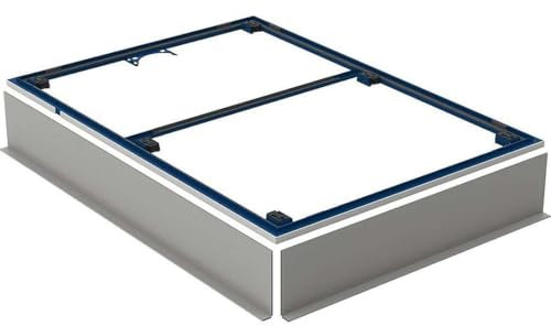 Geberit Installationsrahmen für Duschflächen Setaplano über 100 cm, für 6 Füße, 154.475.00.1, 140x90 cm, Höhe 3 cm
