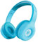 Trust Nouna Auriculares Inalambricos Bluetooth para Niñas 4-10 Años, Límite de Volumen (85dB), Cascos Plegables con Micrófono y Adhesivos, Batería de 15h, Headset para Switch, Tablet, Azul