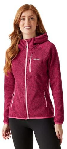 Regatta Damen Jacke Outdoorjacke Fleecejacke Newhill, Farbe:Pink, Artikel:-2P3 deep pink, Größe:44