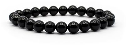 Onyx Armband 8mm Gleichlaufend – Handgefertigter Onyx Schmuck aus Onyx Edelstein – Onyx Stein echt - Unikat aus Deutschland