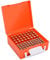 FULLCASE Battery Storage Organizer Holder Holds 72 AA AAA Batteries, Box Cases Garage Container, Home Drawer Organization Dispenser (Case Only) (Orange)