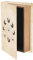 CREATCABIN Faux Livre Rangement Décoratif Boîte Rangement Vintage Faux Livres Motif Lune Tarot Décoration Table Cuir Étagère pour L'Artisanat Décoration D'Étagère pour Café Magasin Maison 23x15x5cm