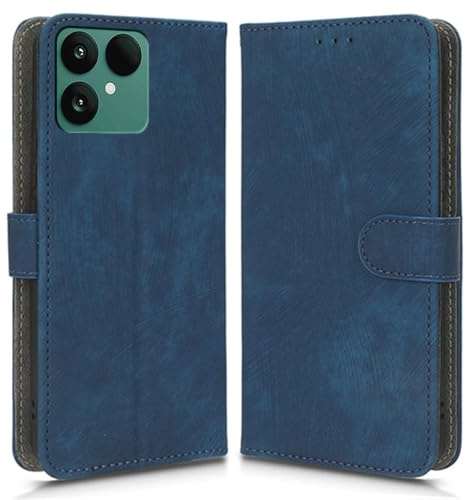 hdqICase Hülle Kompatibel mit Fairphone 6, RFID-Blockierung, Magnetisches | Flip-Leder, Stoßfeste Schutzabdeckung mit Kartenfächern und Ständer