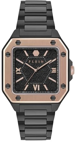 Philipp Plein Herren-Armbanduhr Analog Quarz Plein Edge Edelstahl
