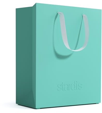 stardis binbox Design Papierkorb eckig stylischer Papiereimer mit Tragegriffen für Büro Office Kunststoff Mülleimer Abfalleimer Müllkorb (türkis)