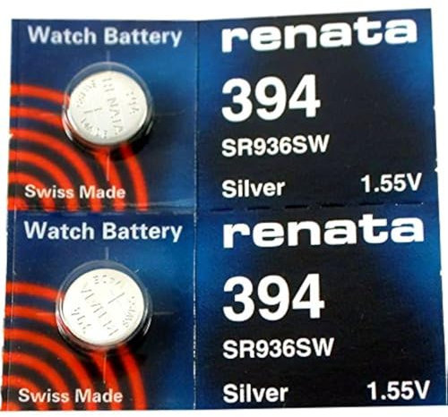 Renata #394 Lot de 2 piles pour montre